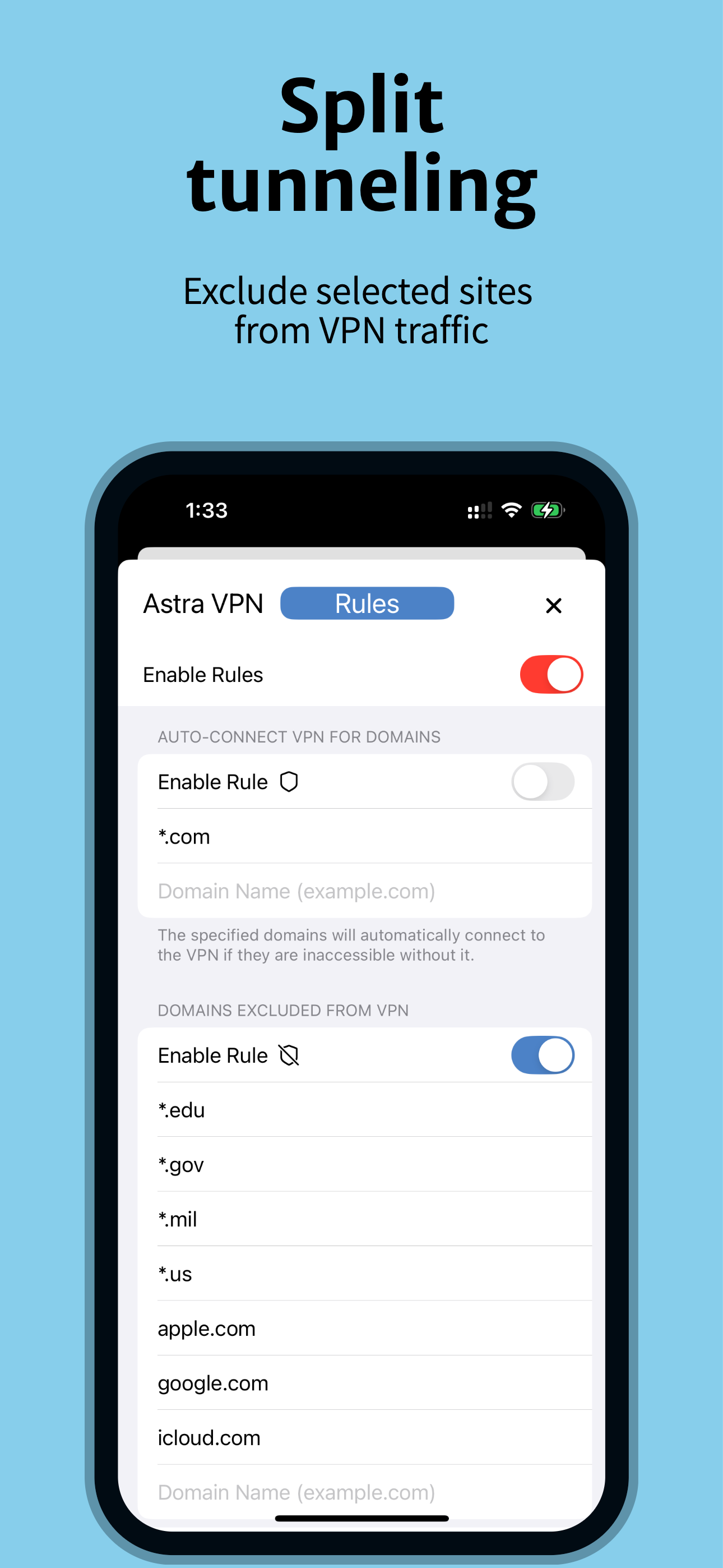 Astra VPN on iPhone — 4